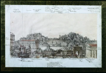 The Reconstruction of Ancient Rome at the Time of the Antonines, c.1819